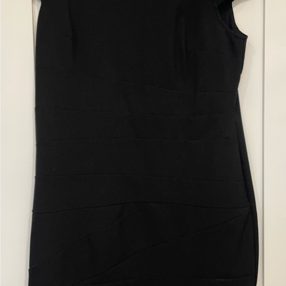 Alyx LBD Sheath Bandage Bodycon Mock Neck